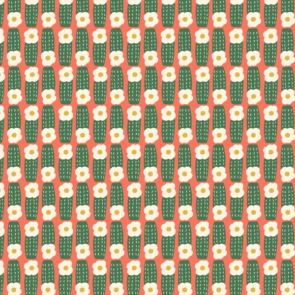 Savanna Flowers in Guava Pink