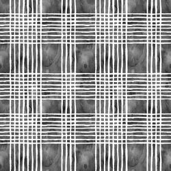 Watercolor Plaid in Spooky