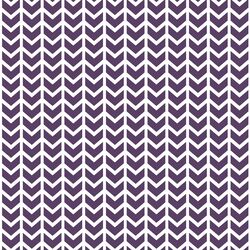 Broken Chevron in Aubergine