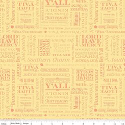 Text in Yellow