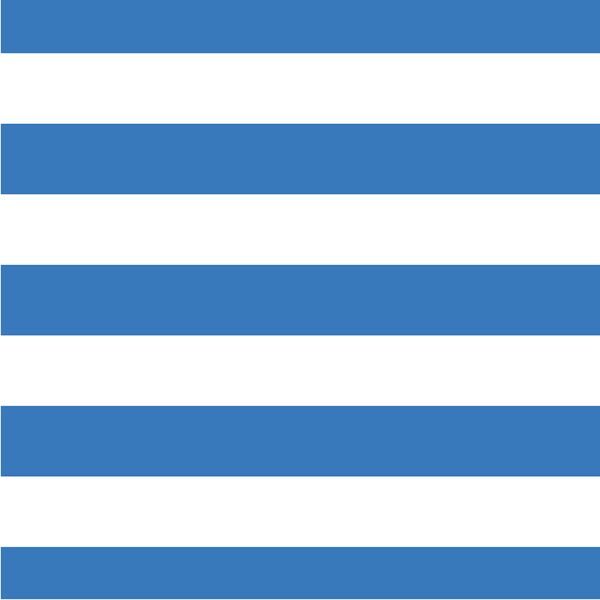 Horizontal Play Stripe in Cerulean