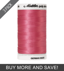 Heather Pink (2596-2152) - Poly Sheen - 875 Yards (3 Pack)