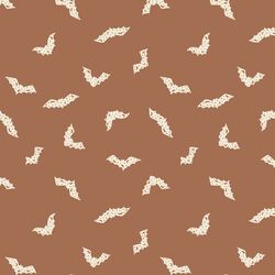 Halloween Bats in Cocoa Brown