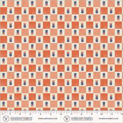 Tulip Check in Coral