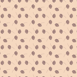 Floating Flora in Peach