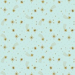 Stars in Soft Aqua
