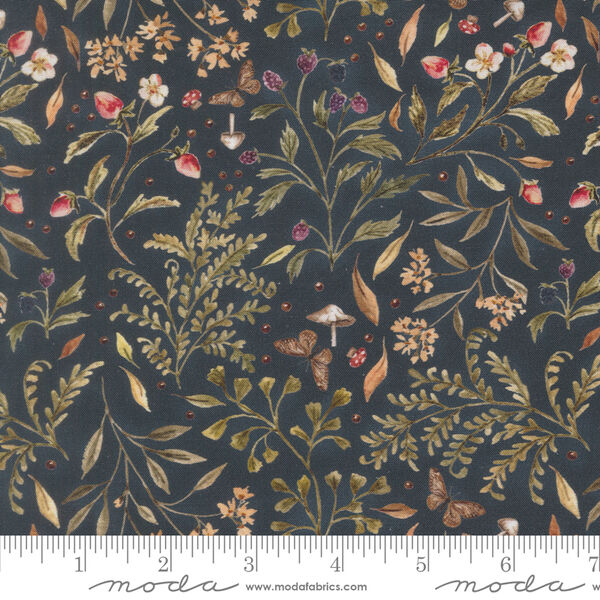 Woodland Floor in Indigo