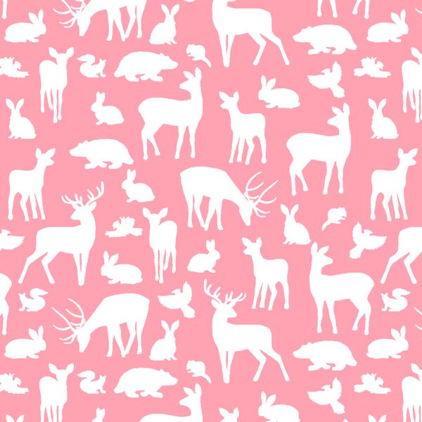 Forest Friends in Rose Pink