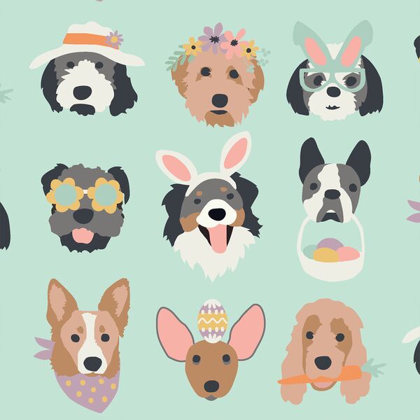 Large Easter Pups in Robins Egg Blue
