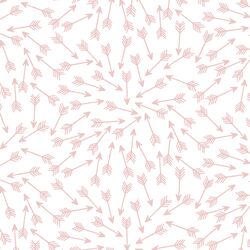 Arrows in Blush on White