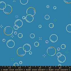 Bubbly in Parachute Blue