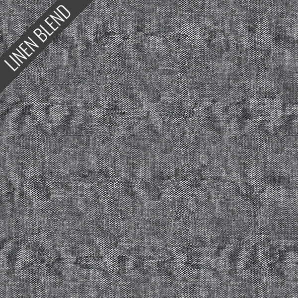 Yarn Dyed Linen Blend in Pepper