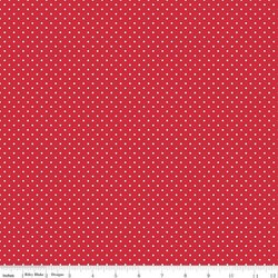 Swiss Dot in Red