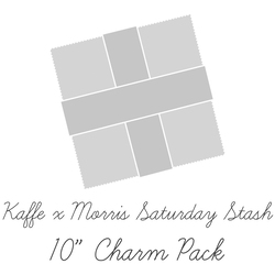 Kaffe x Morris & Co. 10" Square Pack in Saturday Stash