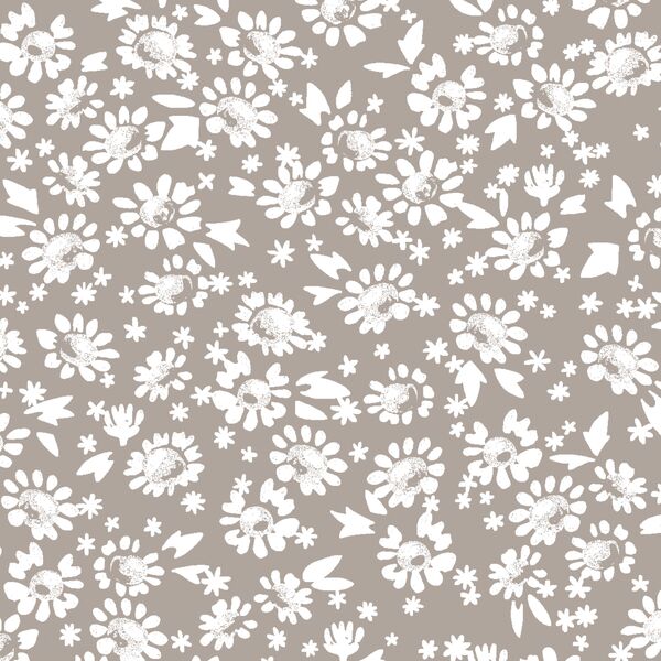 Daisies in Taupe