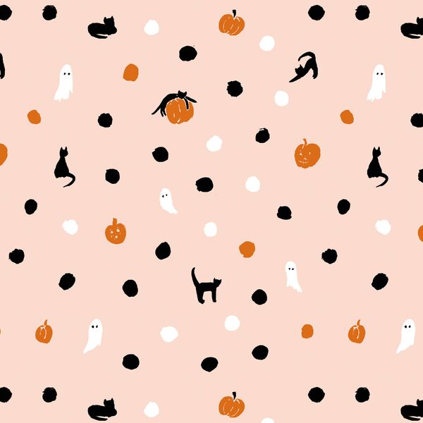 Halloween Icons in Blushing