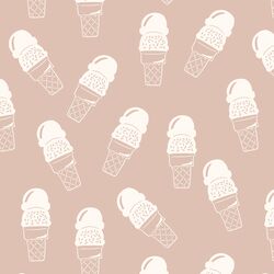 Ice Cream Cones in Dawn Pink