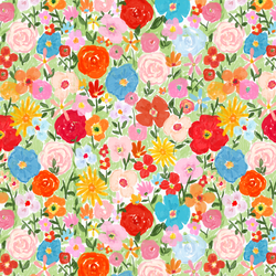 Bright Sunny Garden in Green