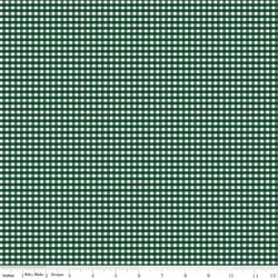 1/8" Gingham in Christmas Green