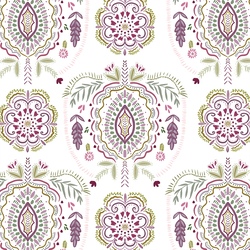 Ornamental Medallions in White