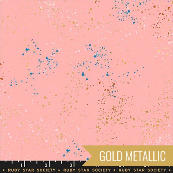 Speckled in Metallic Candy Pink