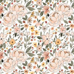 Amelia Floral in White