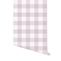 Gingham in Meadow Lilac