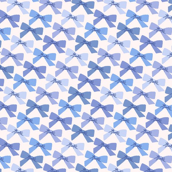 Fancy Bows in Periwinkle