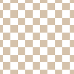 Garden Checkerboard in Mocha