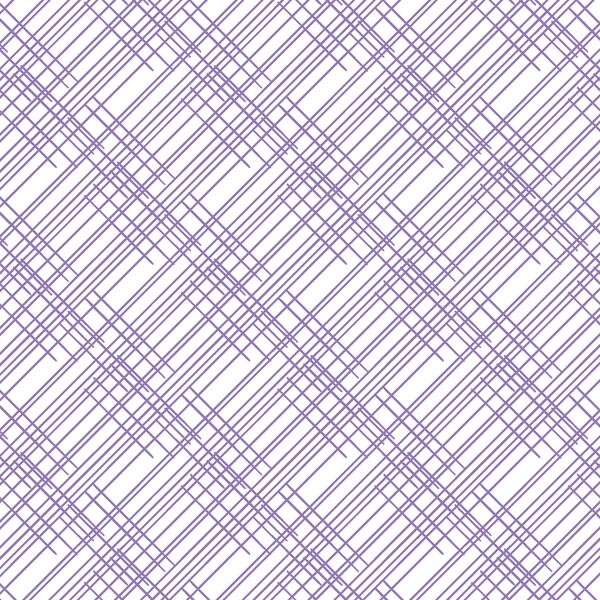 Thatched in Amethyst on White