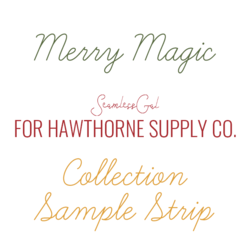 Merry Magic Sample Strip