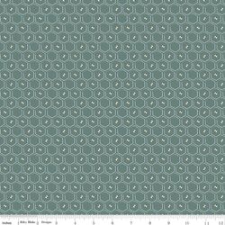 Honeycomb in Teal