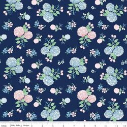 Hydrangeas in Navy