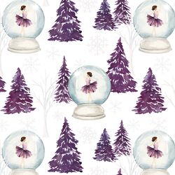 Ballet Snowglobe in Jewel