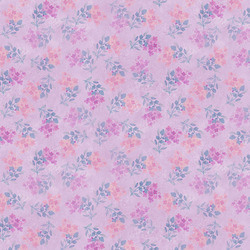 Flower Stamps in Light Purple