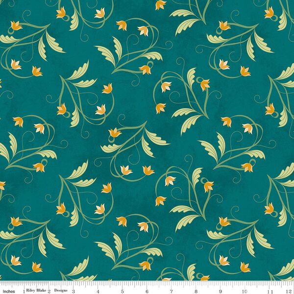 Medallions in Teal