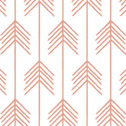 Vanes in Grapefruit on White