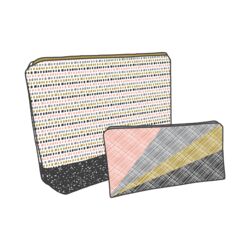 Zip Pouches Panel in Winter