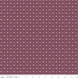 Stripes in Burgundy
