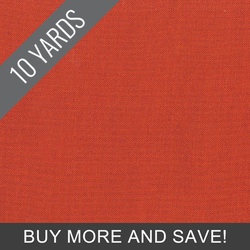 Artisan Cotton Yarn-Dye in Red Orange - 10 Yard Bolt