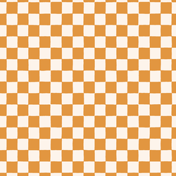 Organic Checkerboard in Butterscotch