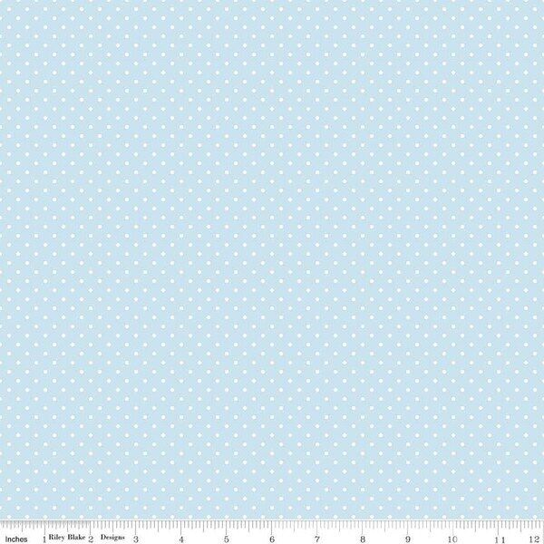 Swiss Dot in Boy Blue