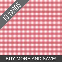 1/8" Gingham in Tea Rose - 10 Yard Bolt