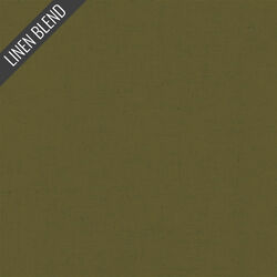 Linen Blend Solid in Garden Fern
