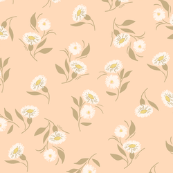 Scattered Dandelions in Peach