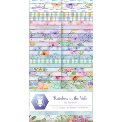 Rainbow in the Vale 2.5" Strip Roll
