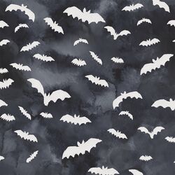 Flying Bats in Midnight
