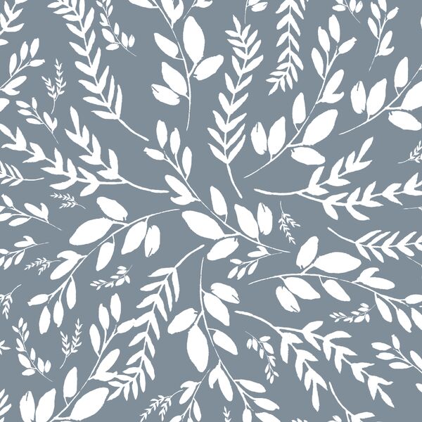 Wild Foliage in Winter Blue