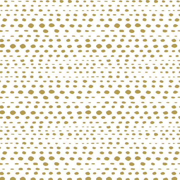 Little Skipping Stones in Gold on White