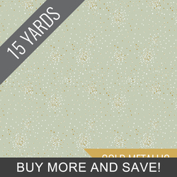Clusters in Iced Mint Metallic - 15 Yard Bolt